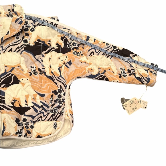 NWT FP Movement Pippa Polar Bear Printed Packable Puffer Jacket | Medium - Picture 10 of 11